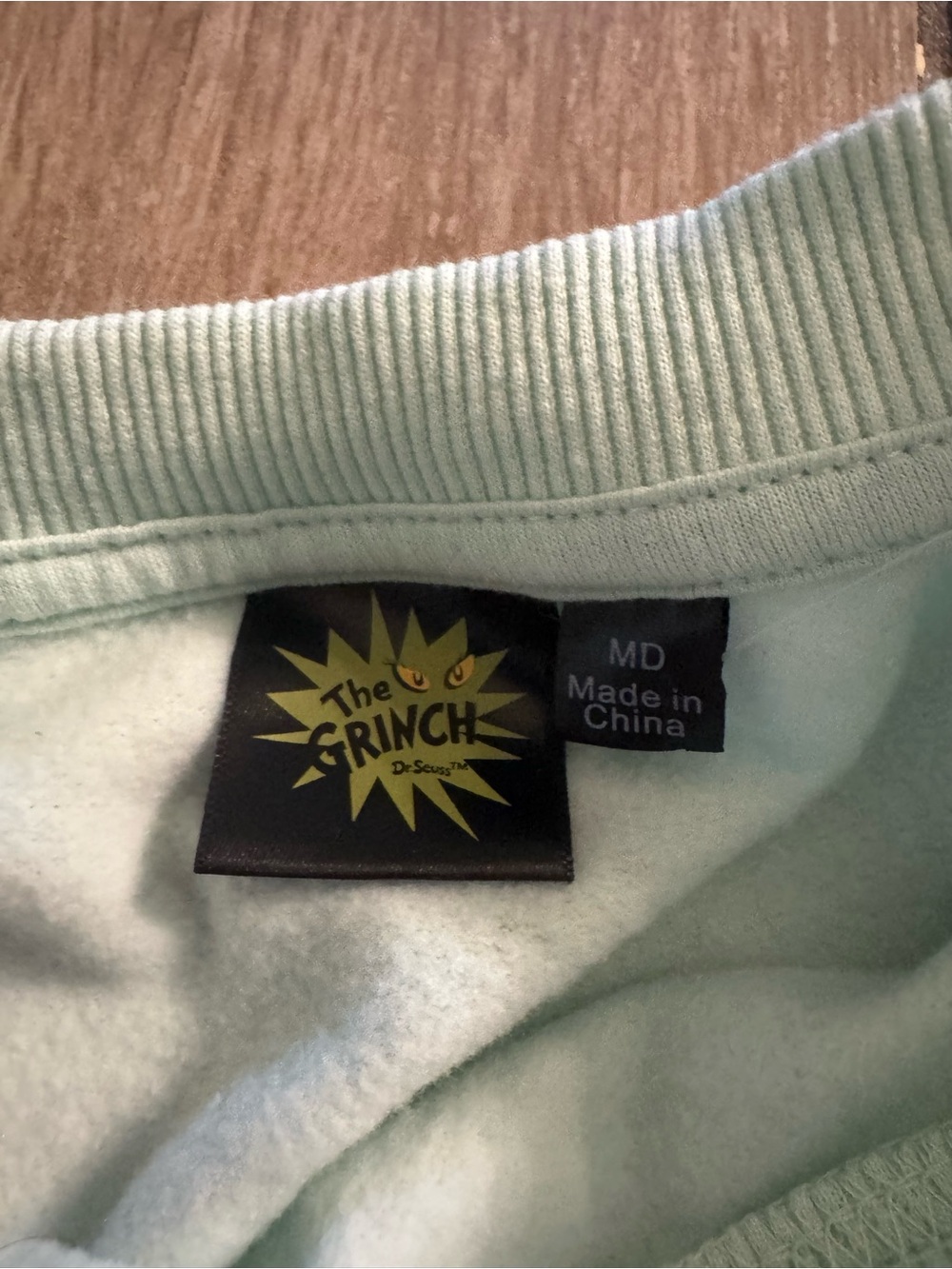 The Grinch Graphic Crewneck Sweatshirt - Light Mint - Picture 3 of 3